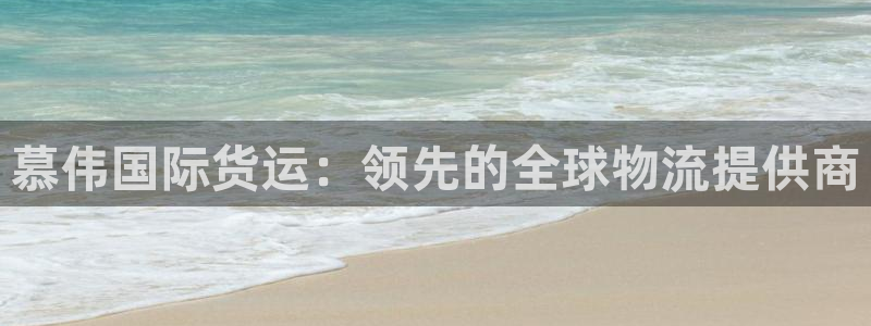 尊龙一人生就是博电子游戏：慕伟国际货运：领先的全球物流提